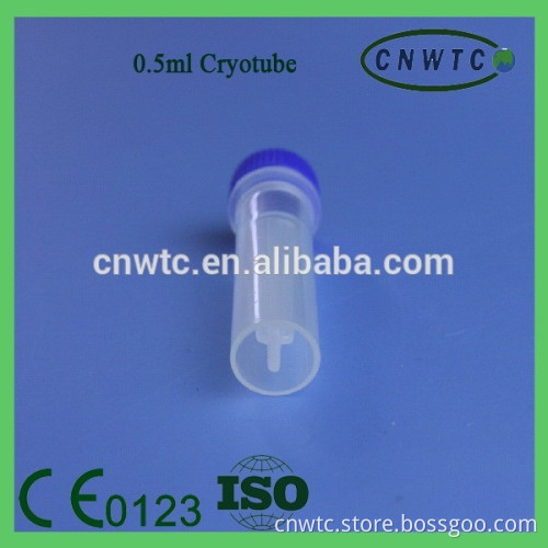 Free standing 0.5ml cryotubes